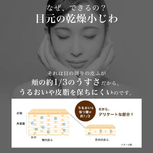 Rohto Hada Labo Gokujun Premium Hyaluronic Eye Cream 20g - Highly Moisturizing