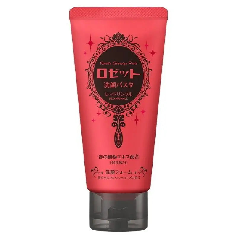 Rosette Cleansing Pasta Red Wrinkle 120g - Clay Facial Cleanser Anti-Wrinkle Wash Skincare