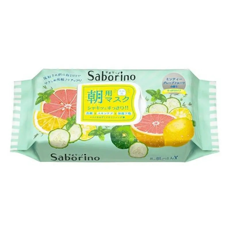 Saborino Morning Mask Face 32 Sheets Refreshing Fruit - Skincare
