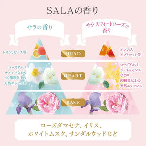 Sala Sweet Rose Fragrance Shampoo Moist & Smooth 350Ml (1Pc) - Made In Japan
