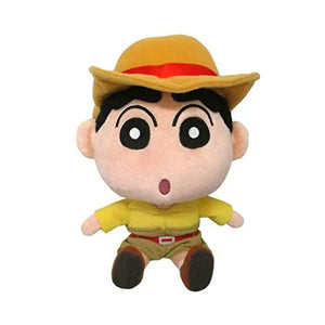 SAN-EI Crayon Shin-Chan Plush Doll Transform Shinchan Treasure Hunter S Tjn