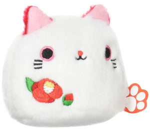 SAN-EI Plush Doll Flower Neko Dango Camellia