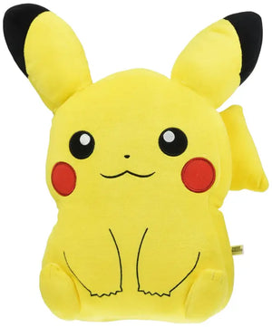 SAN-EI Plush Doll Pokemon All Star Collection Mochi-Fuwa Cushion Pikachu Tjn