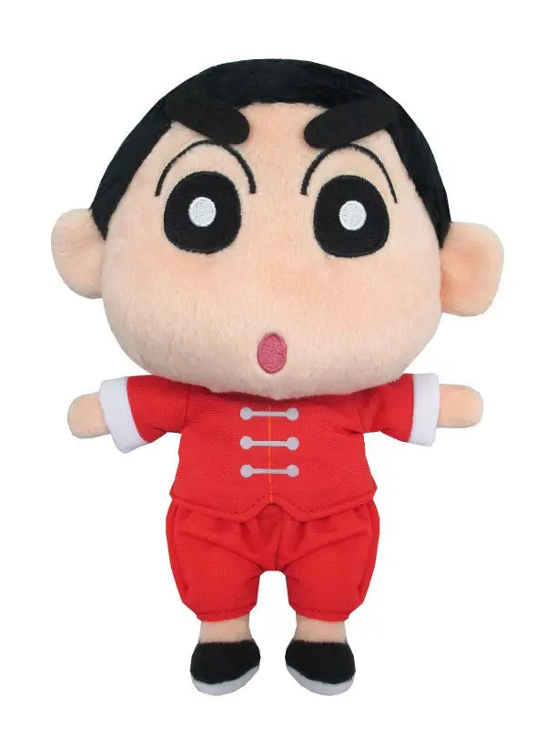 SAN-EI Sn26 Crayon Shinchan Plush Doll Transform Kung Fu Tjn