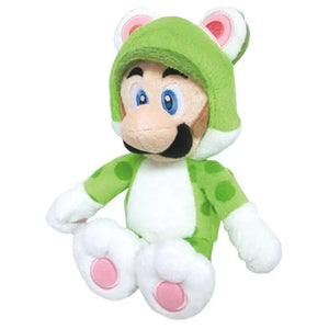 SAN-EI Super Mario 3D World Plush Doll Cat Luigi S