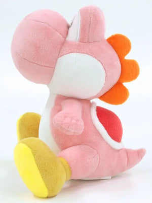 SAN-EI Super Mario All Star Collection Plush Doll Pink Yoshi S