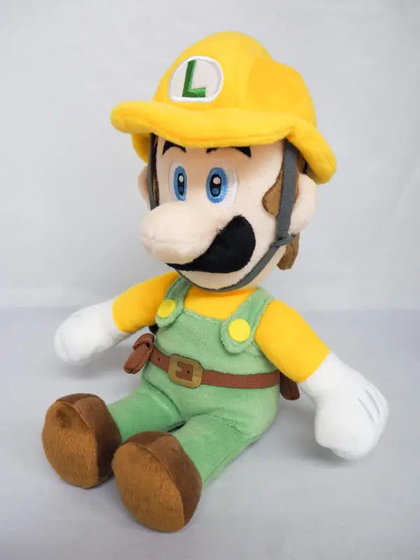 SAN-EI Super Mario Maker 2 Plush Doll Builder Luigi S