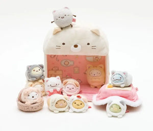SAN-X Plush Doll Sumikko Gurashi Nice And Warm Cat Day House Tjn