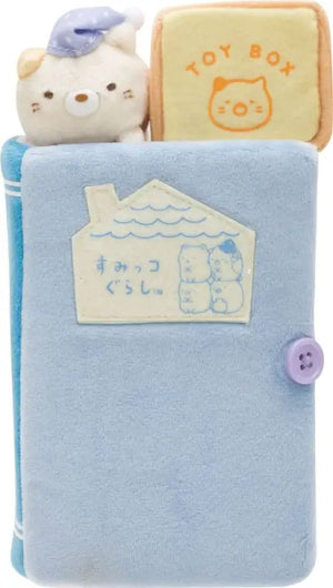 SAN-X Plush Doll Sumikko Gurashi Story Book With Cat Tjn