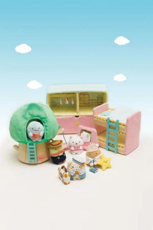 SAN-X Plush Doll Sumikko Gurashi Tree House Scene Tjn