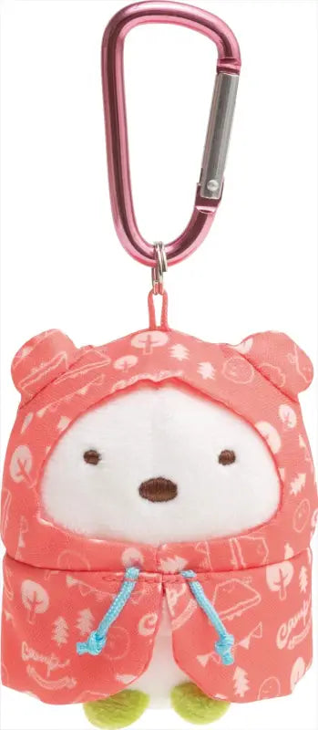 SAN-X Sumikko Gurashi Kawauso To Camp Hanging Plush Doll Shirokuma