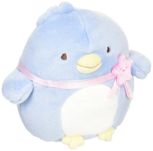 SAN-X Sumikko Gurashi Mocchiri Plush Doll Penguin Real Sleepover