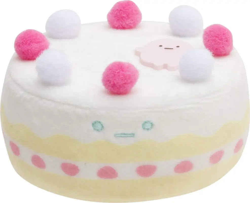 SAN-X Sumikko Gurashi Oshigoto-Gokko Series Hand Sized Plush Doll Set Cake And Neko Shop