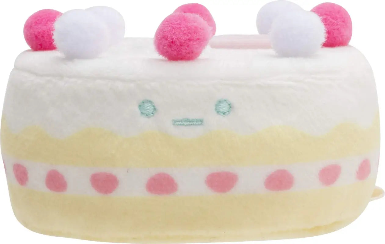 SAN-X Sumikko Gurashi Oshigoto-Gokko Series Hand Sized Plush Doll Set Cake And Neko Shop