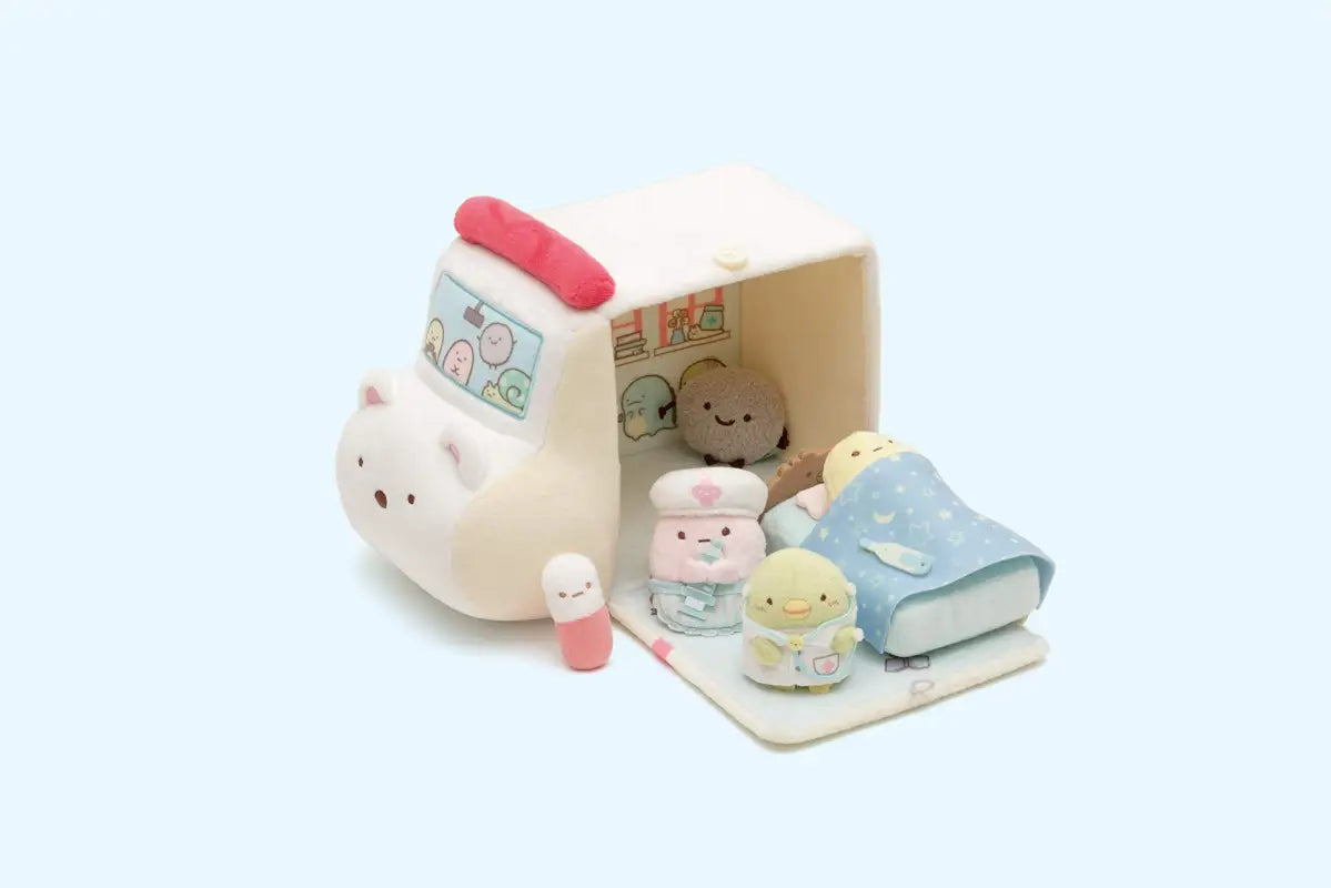 SAN-X Sumikko Gurashi Scene Plush Toy ’Ambulance’