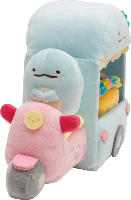 SAN-X Sumikko Gurashi Scene Plush Toy ’Flower Wagon’