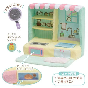 SAN-X Sumikko Gurashi Scene Plush Toy ’Kitchen’ Tjn