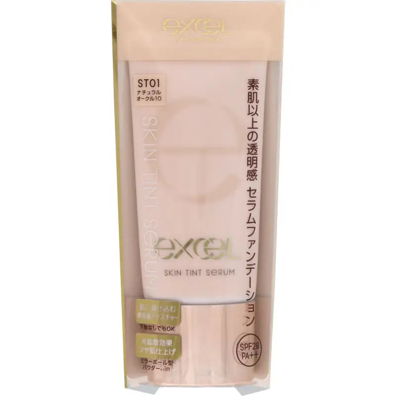 Sana Excel Skin Tint Serum ST01 Natural Ocher 10 SPF28/ PA + + 35g - Made In Japan Makeup