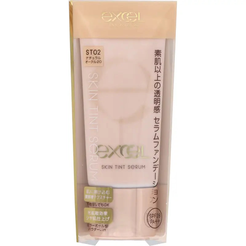 Sana Excel Skin Tint Serum ST02 Natural Ocher 20 SPF28/ PA + + 35g - Made In Japan Makeup
