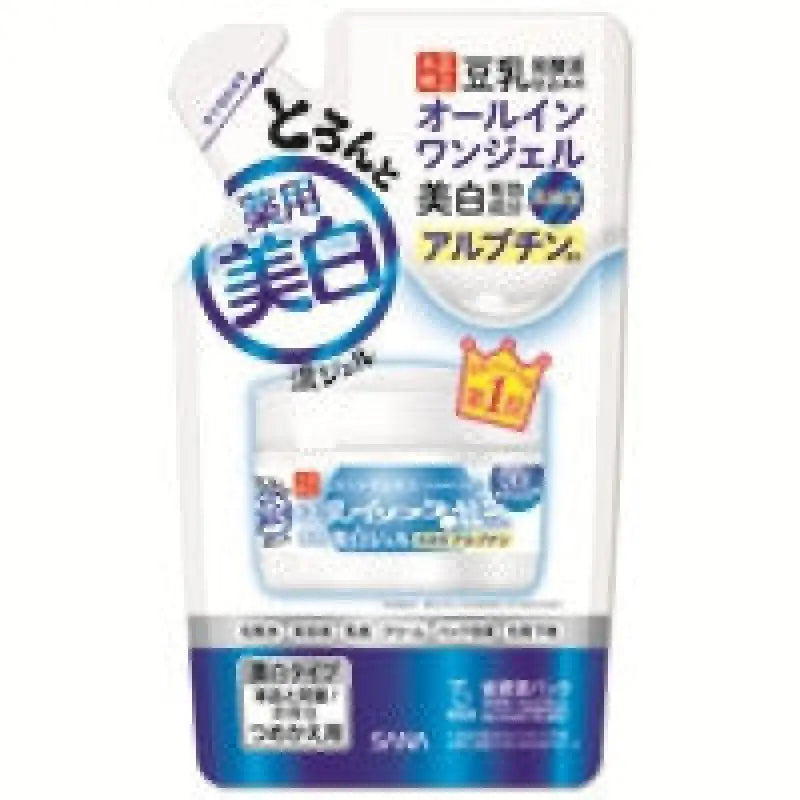 Sana Nameraka Soymilk Whitening All - In - One Gel 100g [refill] - Japanese Skincare