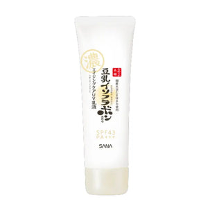 Sana Soy Milk Wrinkle Cover Uv SPF43/PA + + + - Japanese Milky Sunscreen Emulsion Skincare