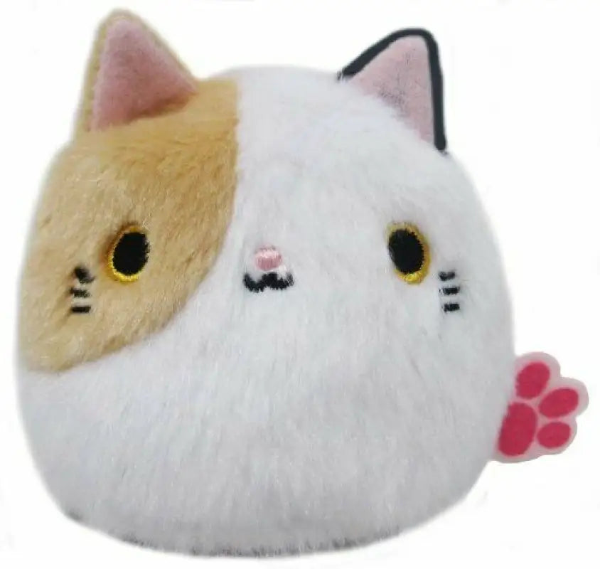 Sanei Boueki Neko Dango Cat Dumpling Calico Plush Toy Height 6cm - Other Stuffed Animals