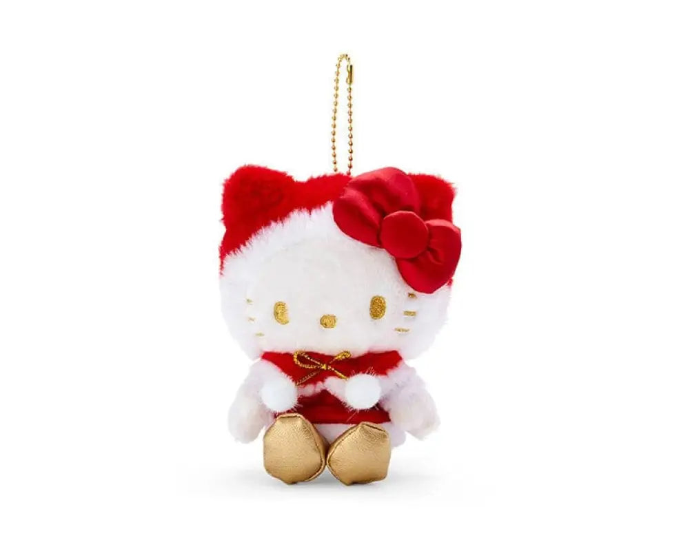 Sanrio Christmas 2023 Hello Kitty Keychain Plush - Anime & Video Games