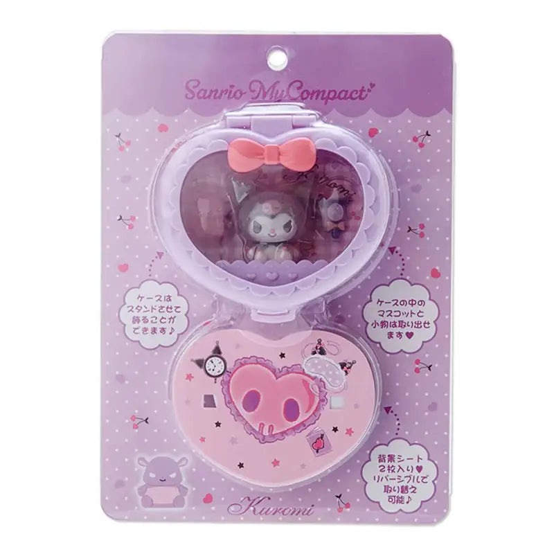 SANRIO My Compact Set Keychain Kuromi Mycompact