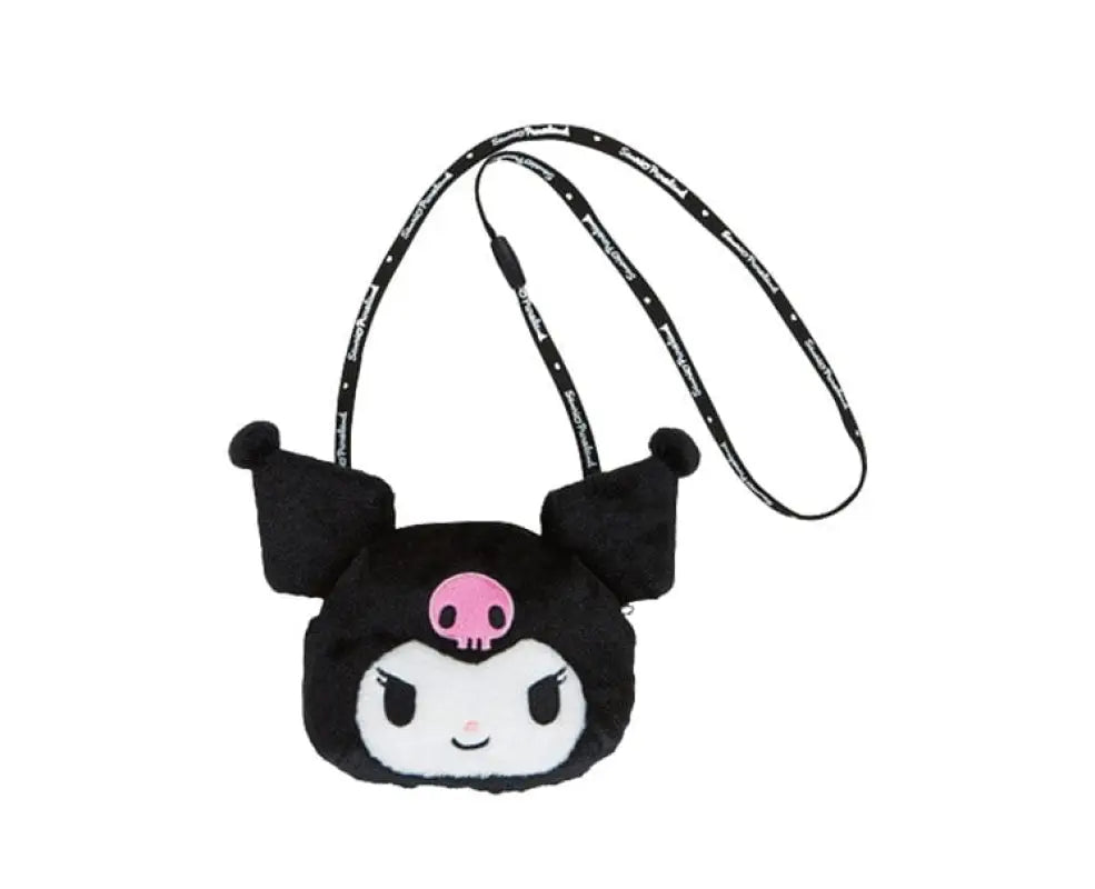 Sanrio Puroland Kuromi Face - Shaped Purse - ANIME & VIDEO GAMES