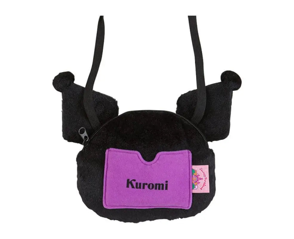 Sanrio Puroland Kuromi Face - Shaped Purse - ANIME & VIDEO GAMES