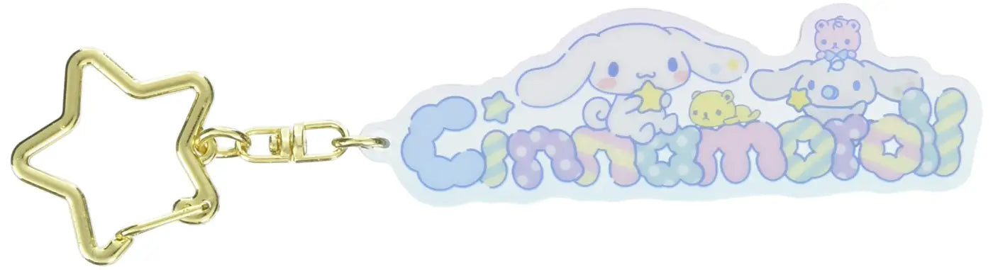 SANRIO Star - Shaped Keyring Acrylic Keychain Cinnamoroll