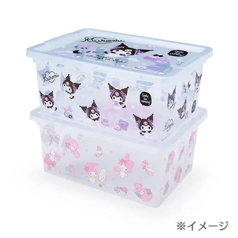 SANRIO Storage Case With Lid Kuromi