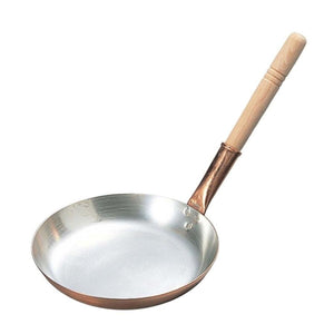 Marushin Copper Oyakodon Pan Japanese Oyako Nabe 17cm with copper interior, ideal for donburi cooking