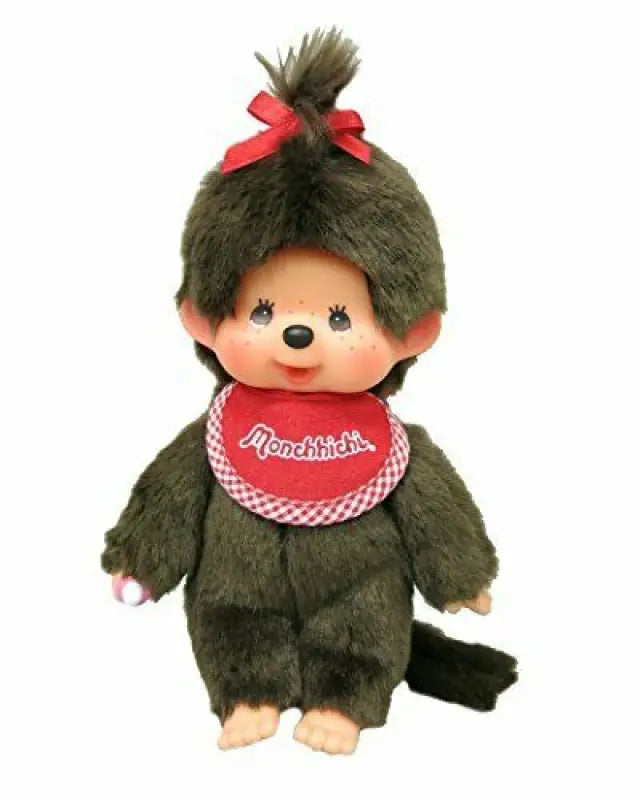 Sekiguchi Premium Standard Plush Doll S Brown Girl - Monchhichi