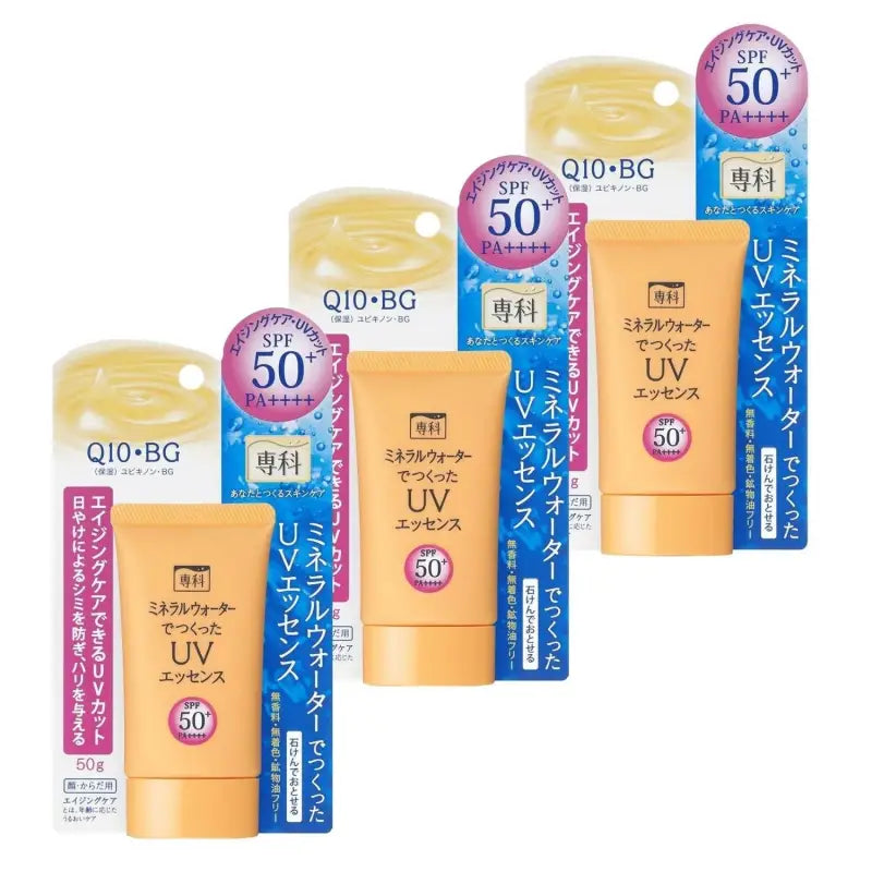 Senka Mineral Water UV Essence Sunscreen SPF 50 + PA + + + + 50 g
