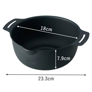 Shimomura Kihan 41109 Japan Tsubamesanjo Iron Deep Fryer Tempura 18Cm 1.7L Ih Compatible