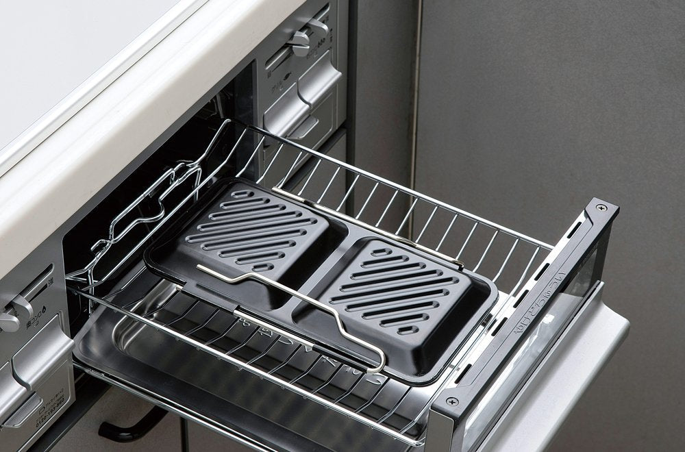 Shimomura Kihan Hot Sand Maker Fish Grill Toaster Japan Fluorine Processing 39522 Tsubame Sanjo