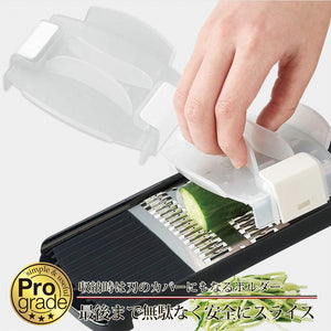 Shimomura Kougyou Japan Professional Grade Vegetable Cooker Set - Sliced/Shredded/Grated Pgs - 05 Niigata Tsubame Sanjo