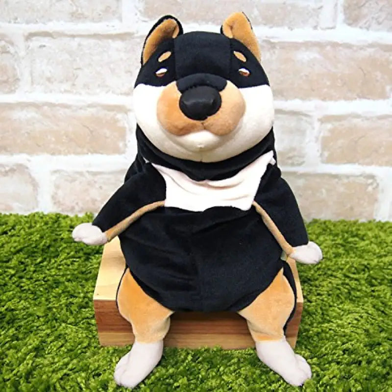 Shinada Global Mochi Dog Plush Kuroshiba M Moin-0230B