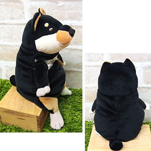 Shinada Global Mochi Dog Plush Kuroshiba M Moin-0230B