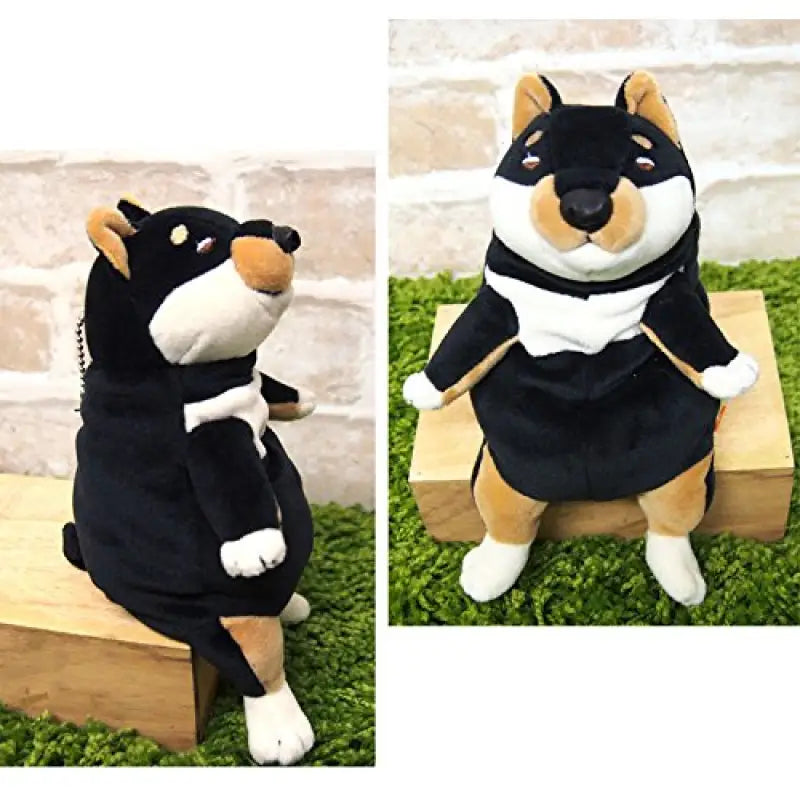 SHINADA Global Plush Doll Mochi Inu Kuro Black Shiba Size S Tjn