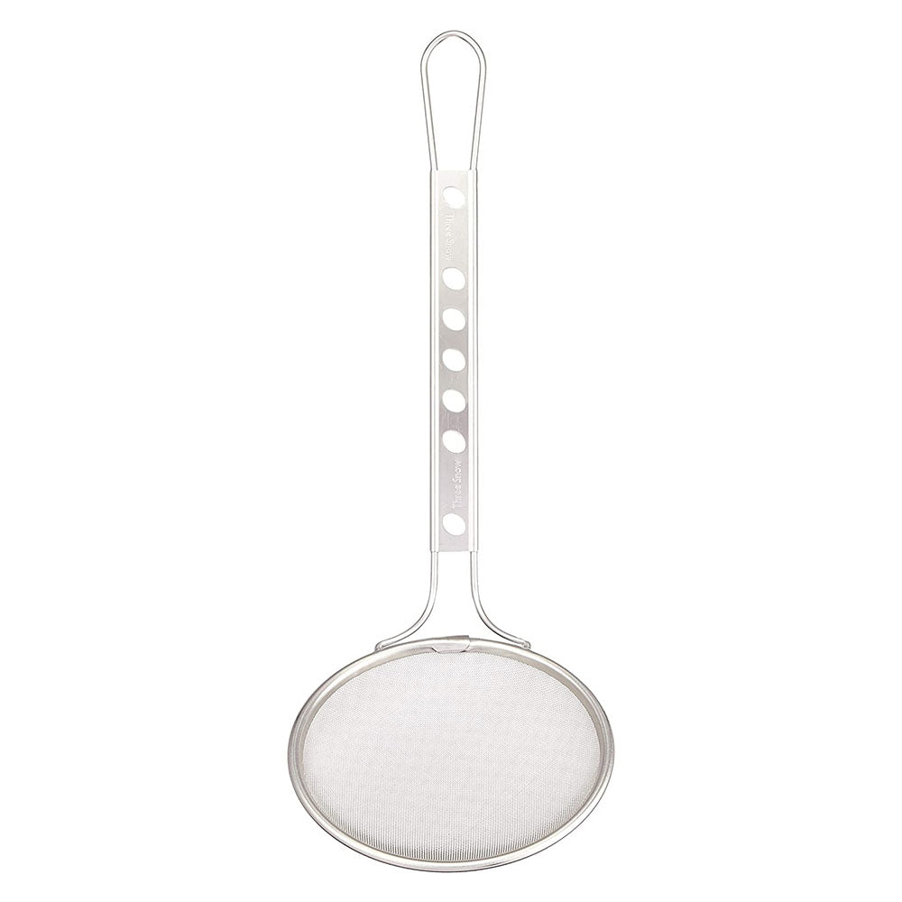 Shinetsu Works Japan Round Stainless Steel Mesh Oil Skimmer 12Cm Fine