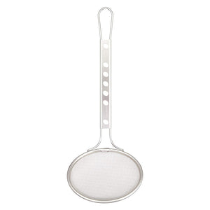 Shinetsu Works Japan Round Stainless Steel Mesh Oil Skimmer 18Cm Fine