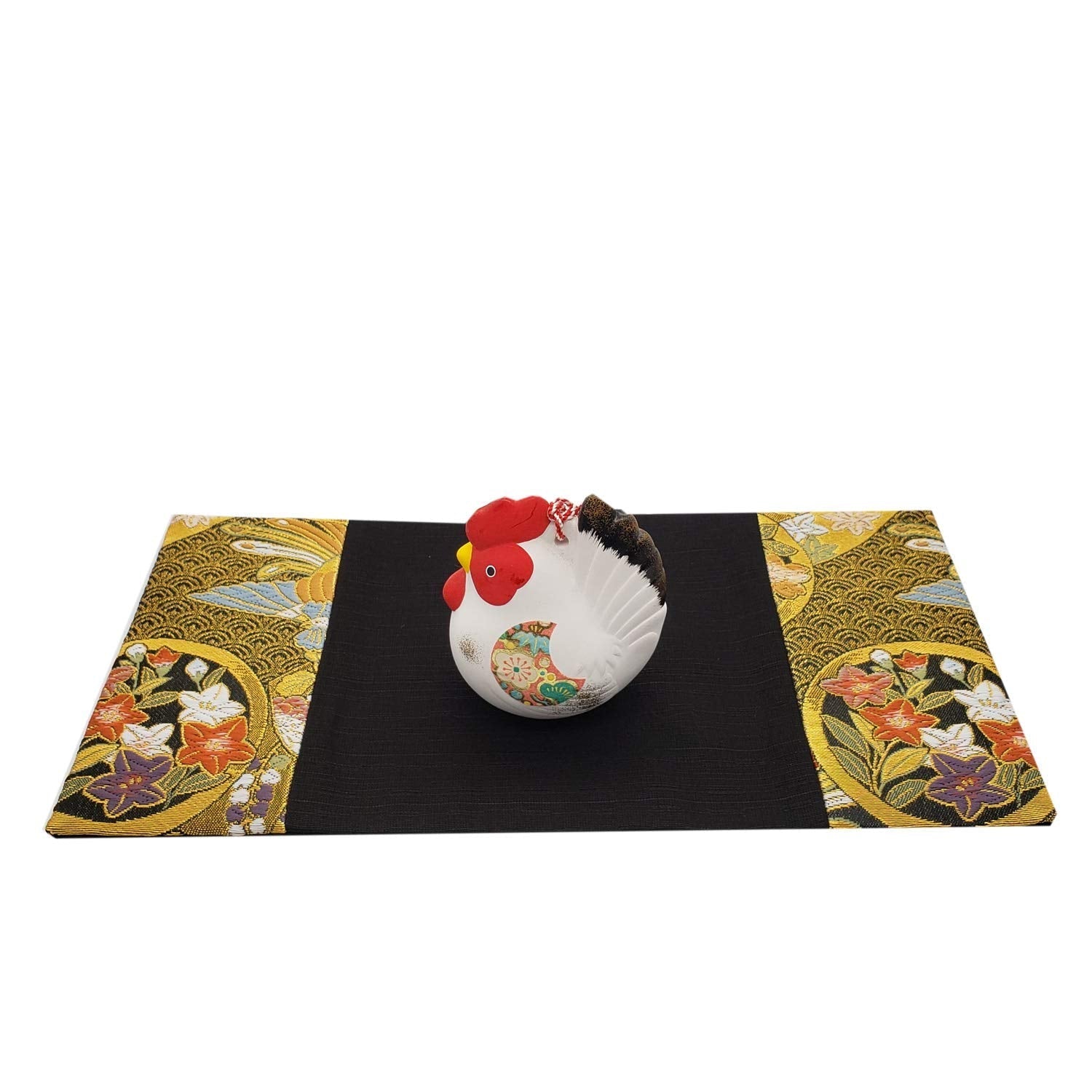 Shinsendo Japanese - Style Vase Mat Figurine Incense Burner - Ideal For Japanese - Style Rooms Textured Like An Obi Asuka