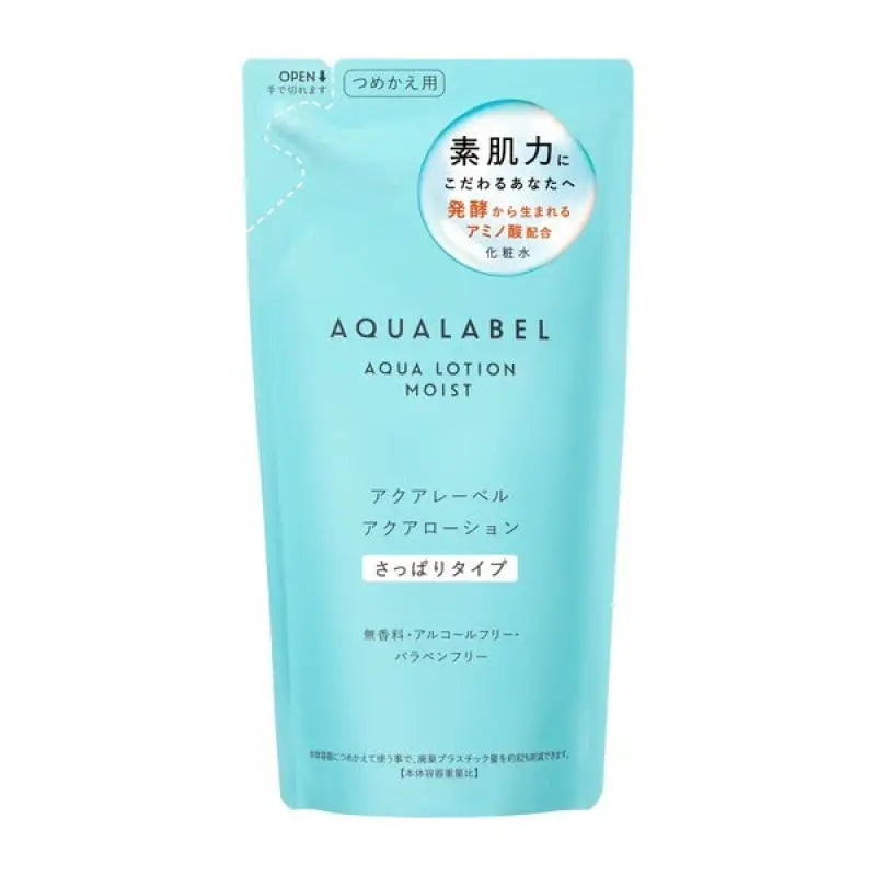 Shiseido Aqua Label Lotion Moist 180ml [refill] - Refreshing Moisturizing Skincare