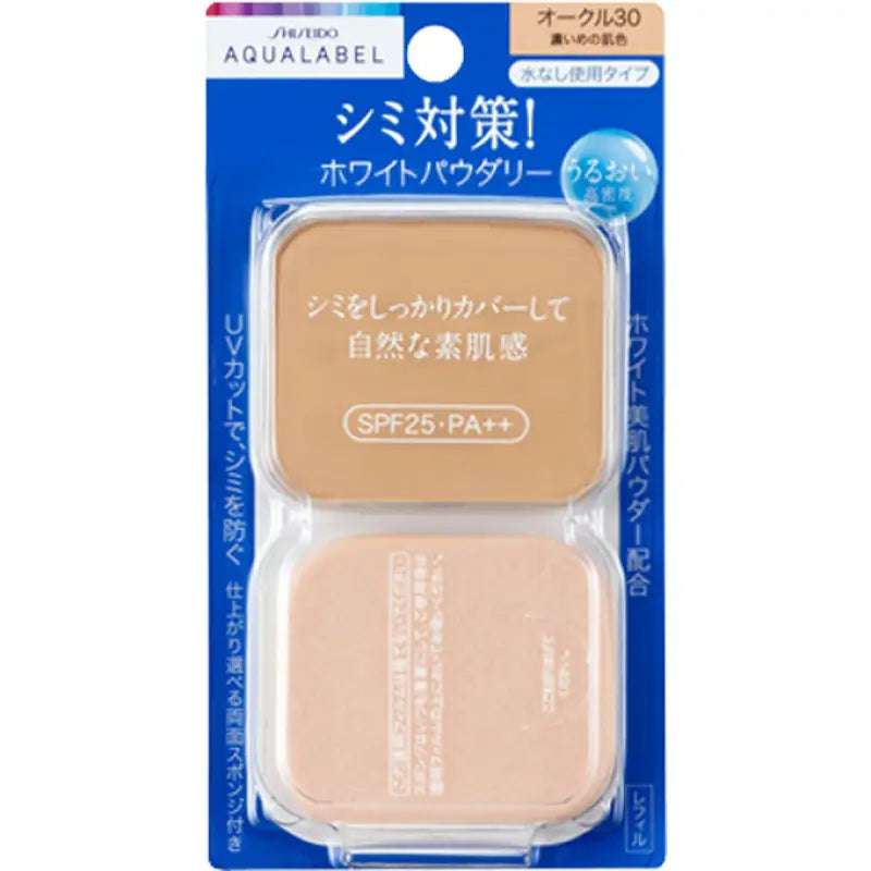 Shiseido Aqua Label White Powder Powdery Ocher 30 SPF25/ PA + + 11.5g [refill] - Makeup