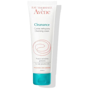 Shiseido Avene Cleanance Cleasing Cream 128g - Gentle Face Wash For Oily Sensitive Skin Skincare