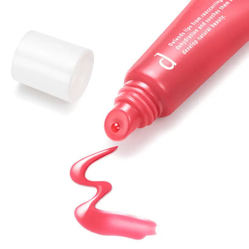 Shiseido De Program Lip Moist Essence Color Clear Red - Products For Sensitive Lips Makeup