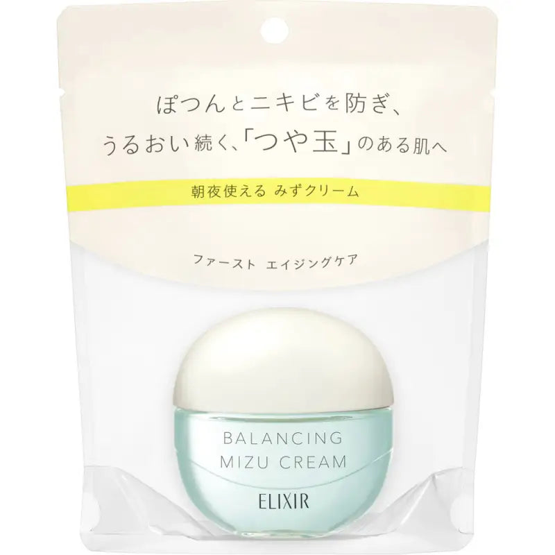 Shiseido Elixir Balancing Mizu Cream (Day & Night Usage) - Japanese Aging - Care Skincare