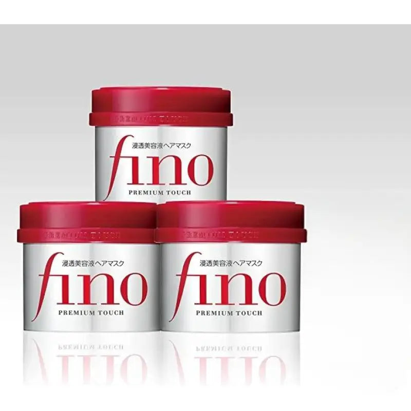 Shiseido Fino Premium Touch Hair Treatment Mask 230g | 8.1oz (Pack of 3) - Care